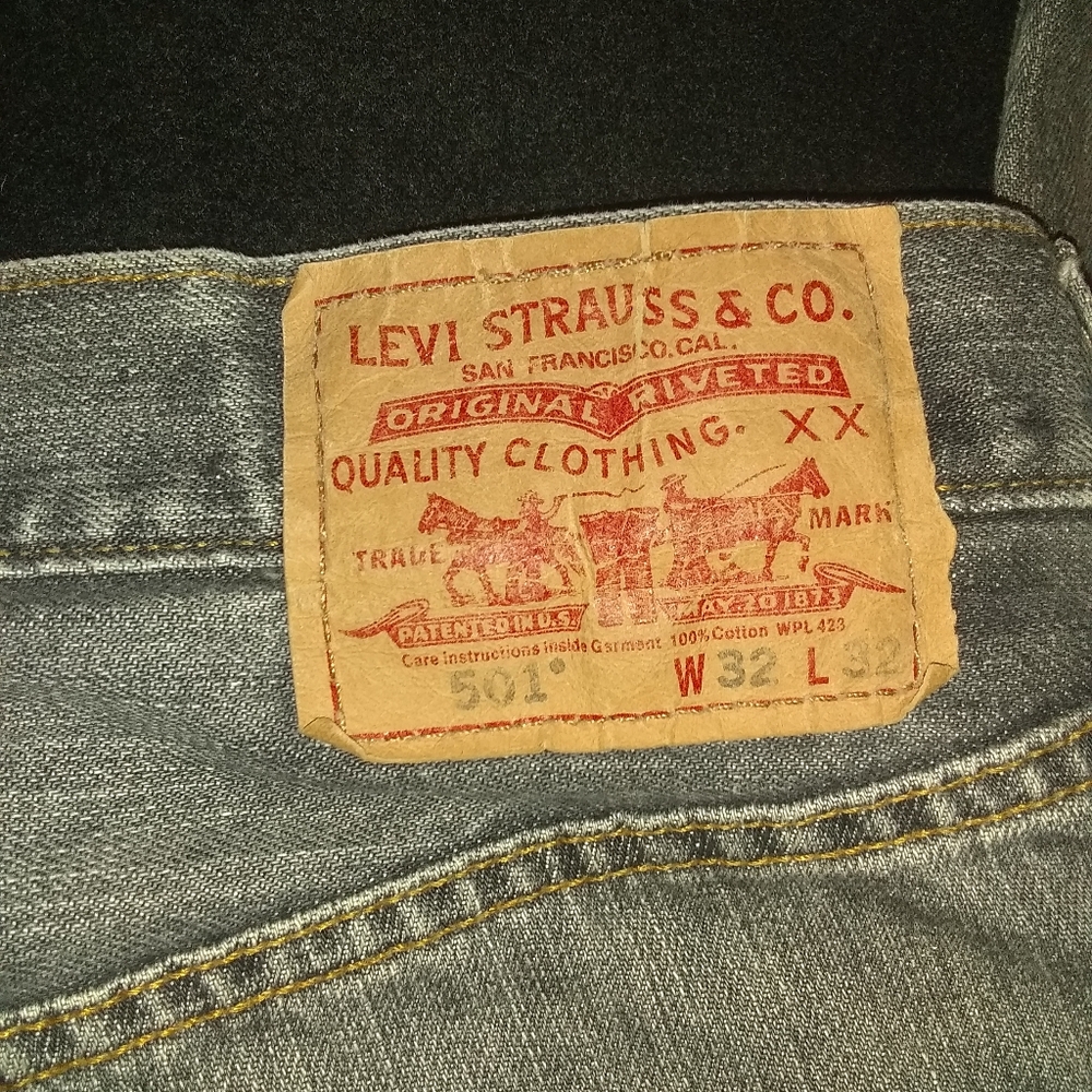 Levi 501 Straight Fit Denim Jeans 32x32
